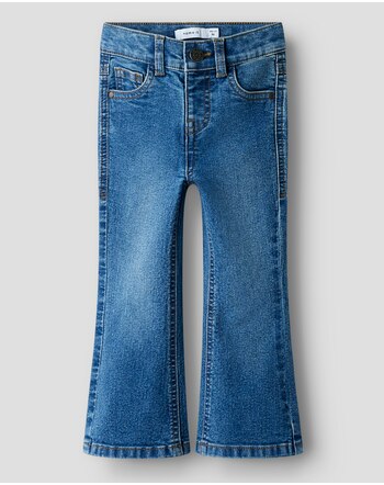 Name it Bootcut-Fit-Jeans aus Baumwolle NKFPOLLY - Medium Blue Denim