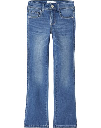Name it Jeans NKFPOLLY SKINNY BOOT - Dark Blue Denim