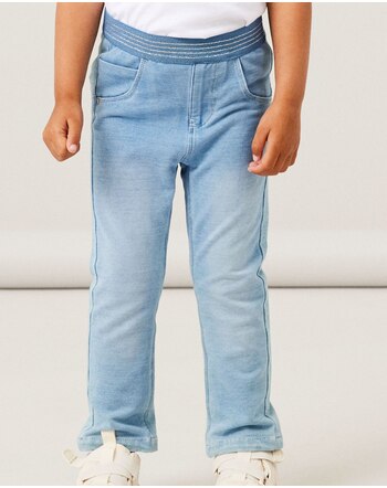Name it Jeggings aus Sweat-Denim NMFSALLI SLIM NOOS - Light Blue Denim