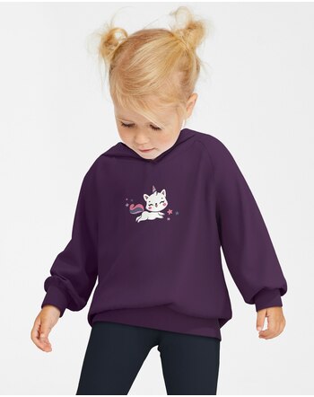 Name it Kapuzen-Sweatshirt NMFVINELLA - Plum Purple