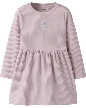 Name it Kleid aus Baumwolle mit Rippstruktur NKFVEMMA - Dawn Pink
