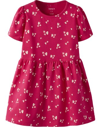 Name it Kleid aus Bio-Baumwolle mit Schmetterlingen NMFFILLA - Love Potion