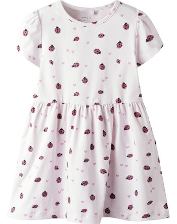 Name it Kleid aus Bio-Baumwolle mit Marienkäfern und Herzen NMFFILLA - Tender Touch