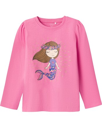 Name it Langarmshirt aus 100% Baumwolle  NMFLARA - Wild Orchid