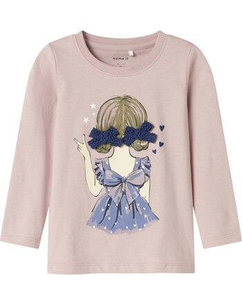 Name it Langarmshirt aus 100 % Baumwolle NMFOTREA - Burnished Lilac