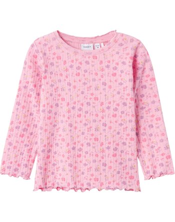 Name it Langarmshirt aus Modal & Baumwolle NMFOLEA - Candy Pink