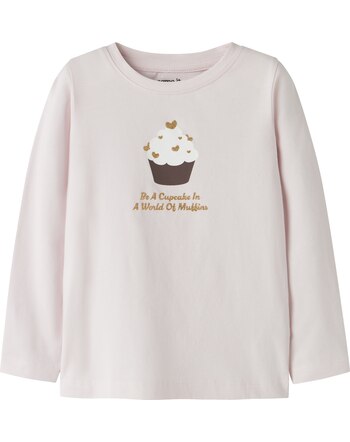 Name it Langarmshirt aus Bio-Baumwolle mit Muffin NMFKATELIN - Raindrops On Roses