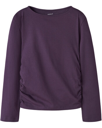 Name it Langarmshirt aus 100 % Bio-Baumwolle mit Raffungen NKFOFRANSA - Navy Cosmos