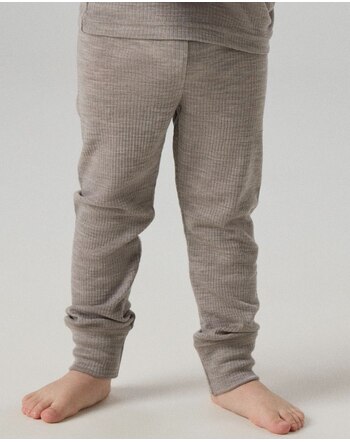 Name it Leggings aus 100 % Merinowolle mit Rippstruktur NMNWAX NOOS - Satellite