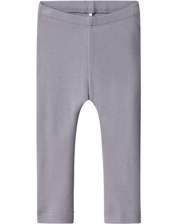 Name it Leggings aus Bio-Baumwolle und Modal NBNKAB - Lavender Gray