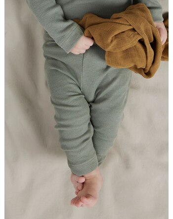 Name it Leggings aus Bio-Baumwolle und Modal NBNKAB - Shadow