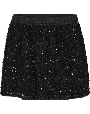 Name it Minirock mit Pailletten NKFRUNICA - Black