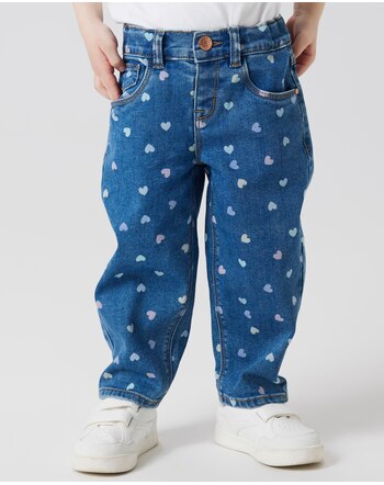 Name it Mom-Shaped-Jeans made of cotton NMFBELLA MOM NOOS - Denim Blue
