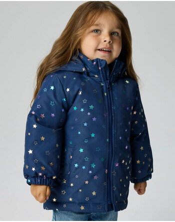Name it Outdoor-Jacke mit schimmernden Sternen NMFMAXI - Naval Academy