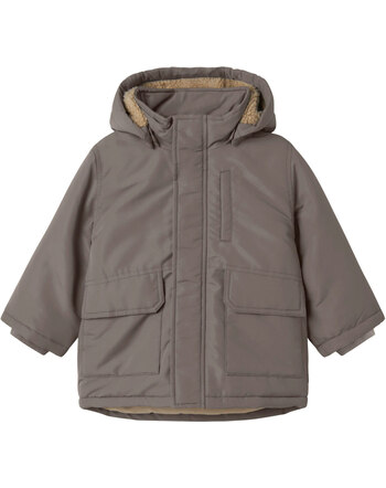 Name it Parka-Jacke mit abnehmbarer Kapuze NMMMARLOW - Walnut