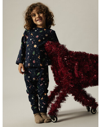 Name it Pijama aus Baumwolle NMNVISMAS - Navy Blazer