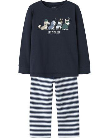 Name it Pijama aus Bio-Baumwolle NMMRAMEL - Navy Blazer
