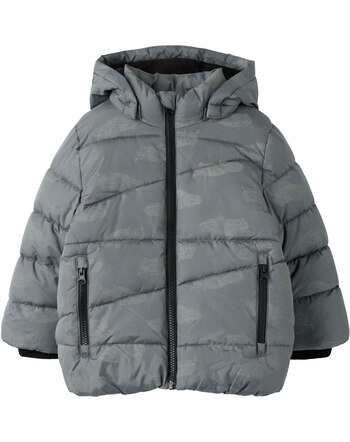Name it Puffer-Jacke mit reflektierendem Auto-Print NMMMOSAN - Poppy Seed