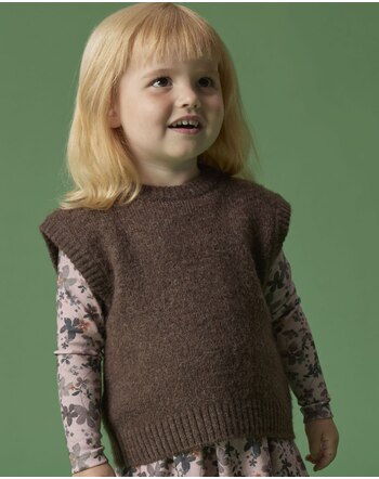 Name it Sweater-Vest NMFNEIFYLY - Peppercorn