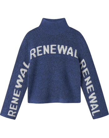 Name it Pullover with stand up-collar NKFNUVA - Amparo Blue