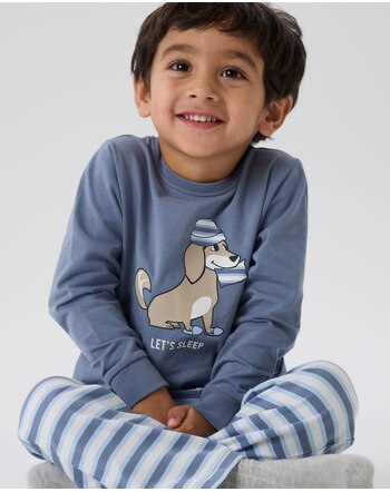 Name it Pyjama aus Bio-Baumwolle NMMRAMEL - Flint Stone