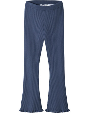 Name it Rippstrick-Hose mit Rüschen NMFLEANNA - Vintage Indigo