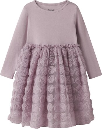 Name it Shirt-Kleid aus Bio-Baumwolle mit Tüllrock NMFSYKIA - Keepsake Lilac