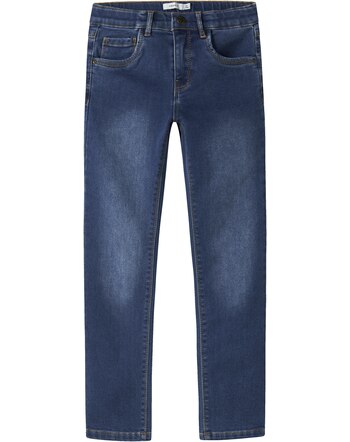 Name it Slim-Fit-Jeans aus Baumwolle NKFSALLI - Dark Blue Denim