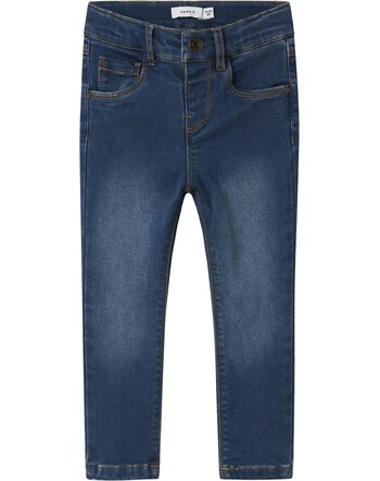 Name it Slim-Fit-Jeans aus Baumwolle NKMSALLI - Dark Blue Denim