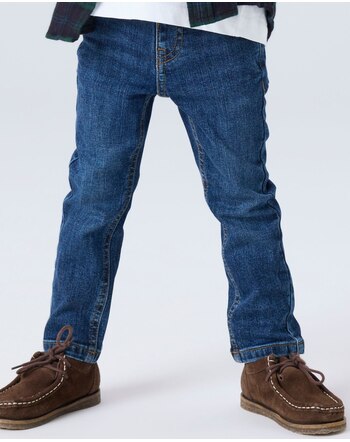 Name it Slim-Fit-Jeans aus Baumwolle NMMSILAS - Dark Blue Denim