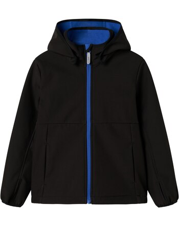 Name it Softshell-Jacke mit abnehmbarer Kapuze NKNMALTA - Black