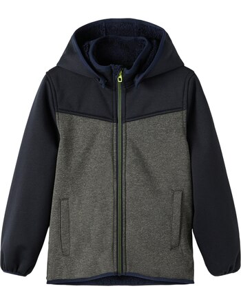 Name it Softshell-Jacke Teddyfutter NMMMADA - Dark Sapphire