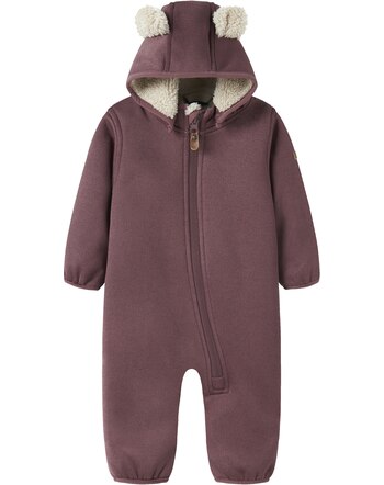 Name it Softshell-Overall mit Kapuze NBNMADA - Rose Brown