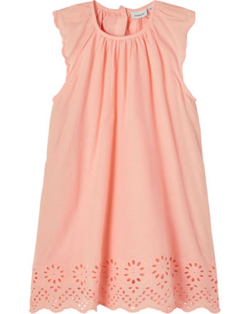 name it dress short sleeve NMFFLEMA apricot blush 13200216