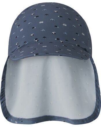 Name it Sonnen-Schirmmütze mit LSF 50+ und Nackenschutz NMFZIPPA - Vintage Indigo