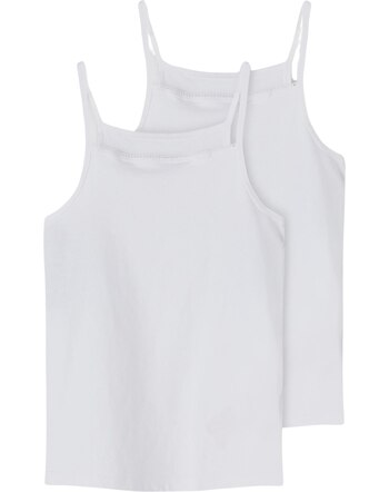 Name it Spaghettiträger-Top im 2er-Set aus Bio-Baumwolle NKFSTRAP - Bright White