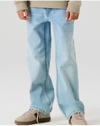Name it Straight-Fit-Jeans aus Baumwolle NKMRYAN - Light Blue Denim