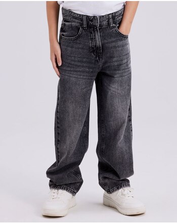 Name it Straight-Fit-Jeans NKMRYAN - Dark Grey Denim