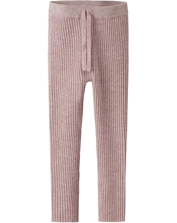 Name it Strick-Leggings NMFNALIA - Burnished Lilac