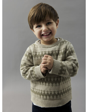 Name it Strick-Pullover mit Muster NMMOSCAR - Island Fossil