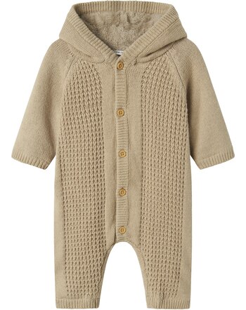 Name it Strick-Overall mit Kapuze NBNOLLY - Island Fossil