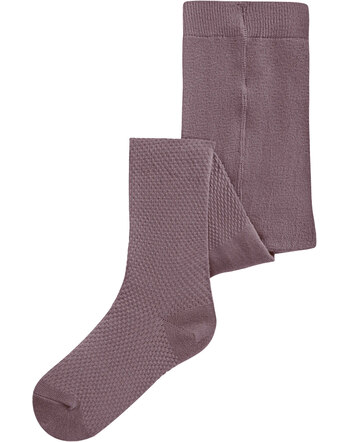 Name it Strumpfhose mit Struktur aus Merinowolle und Baumwolle NMFWAKMA - Toadstool