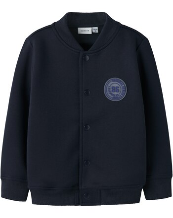 Name it Sweat-Bomberjacke mit Druckknopfleiste NMMNOMATO - Navy Blazer