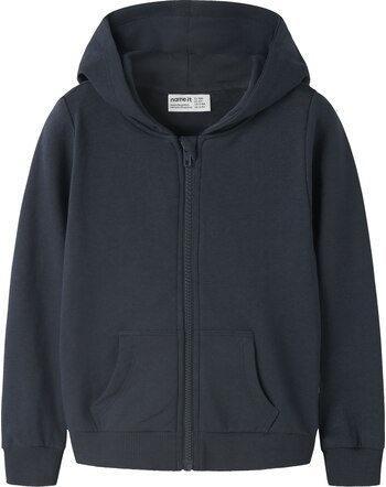 Name it Sweat-Jacke aus Baumwolle mit Kapuze NKMNESWEAT - Dark Sapphire