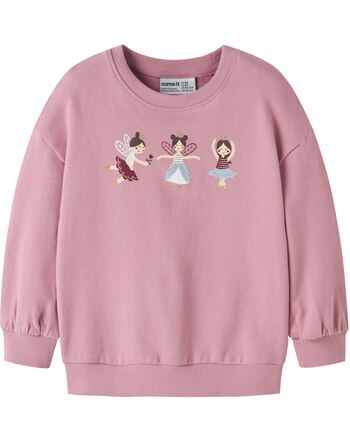 Name it Sweatshirt aus 100 % Baumwolle mit Feen NMFVALONA - Lilas