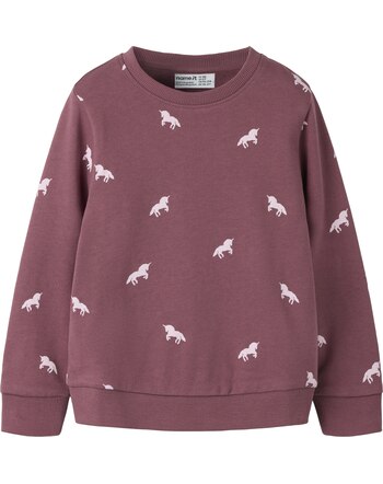 Name it Sweatshirt aus 100 % Baumwolle mit Pferden NMFVALBA - Wild Ginger
