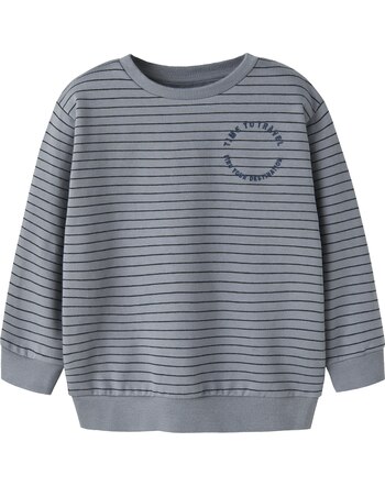 Name it Sweatshirt aus 100% Baumwolle mit Stickerei NMMOMERO - Tradewinds