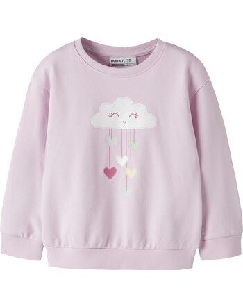 Name it Sweatshirt aus 100 % Baumwolle mit Wolke NMFVISUS - Pirouette