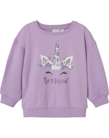 Name it Sweatshirt aus 100% Baumwolle NMFVALONA - Violet Tulle