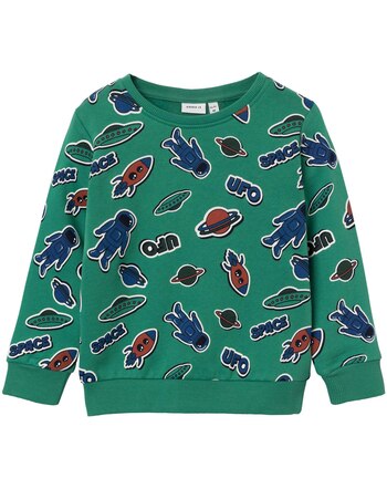 Name it Sweatshirt aus 100% Baumwolle NMMLEI - Fir 